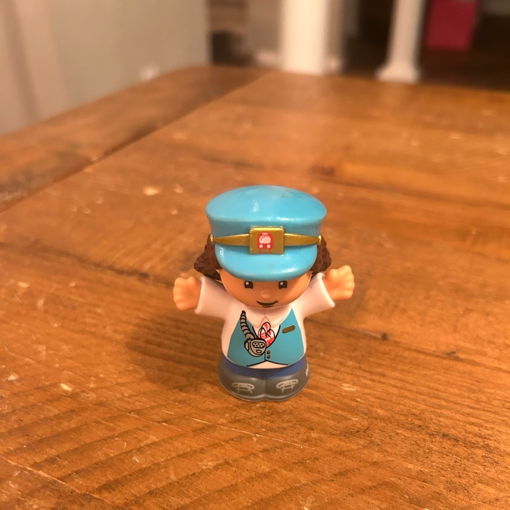 Fisher Price Little People train conductor as is